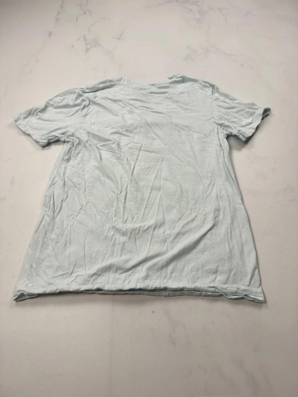 Nike Air Force 1 Graphic Tee Light Blue 90s Retro - Mens S